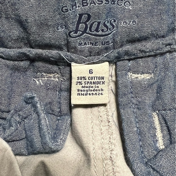 G.h. Bass & Co. Gray Shorts Women’s Size 6 - Picture 3 of 8